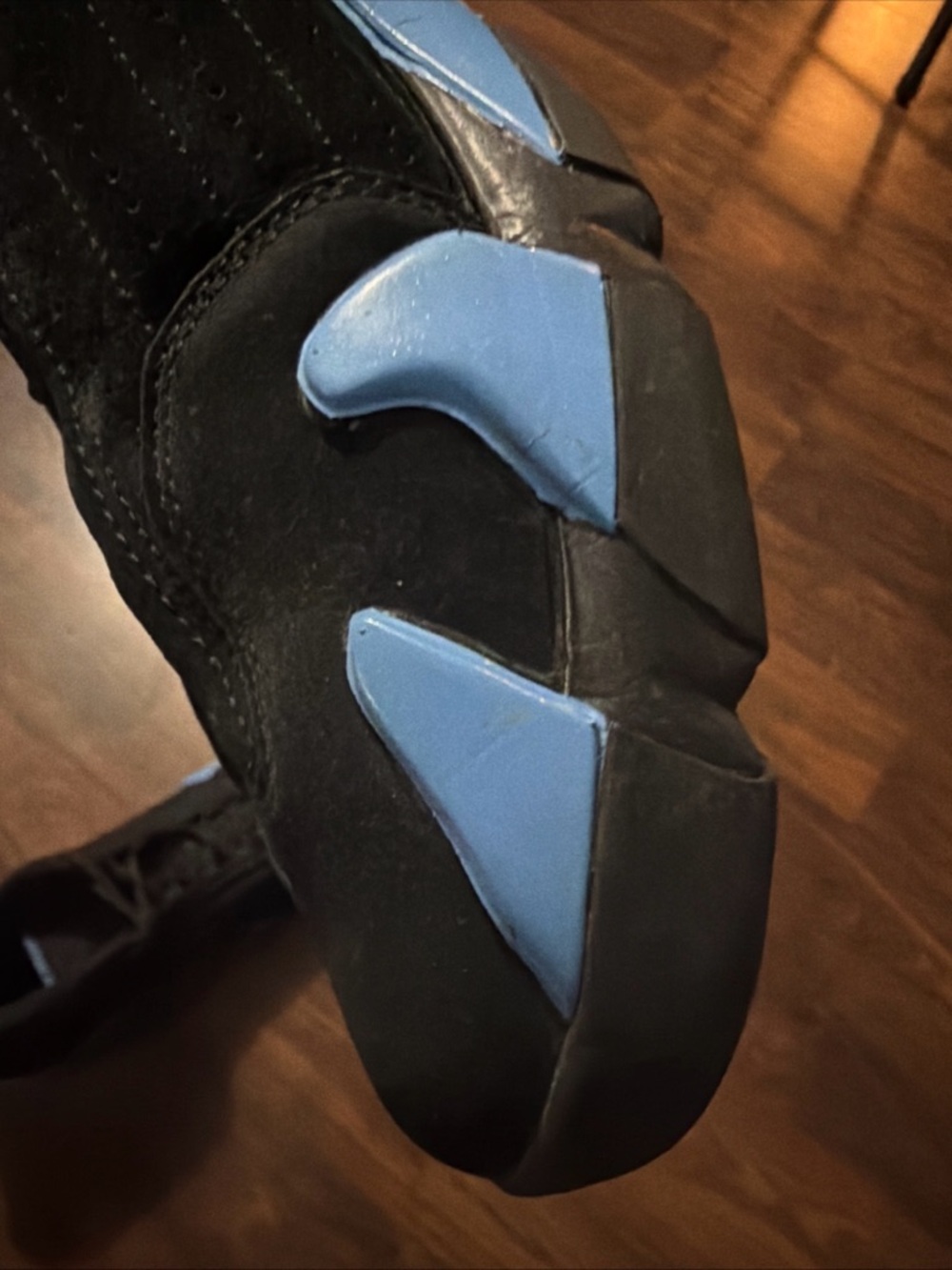 Size 14 - Air Jordan 14 Retro 2006 Black University Blue - Picture 9 of 13